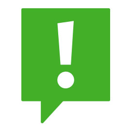 Exclamation point icon